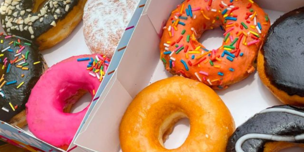 The calories per doughnut in your 5 favorite types!